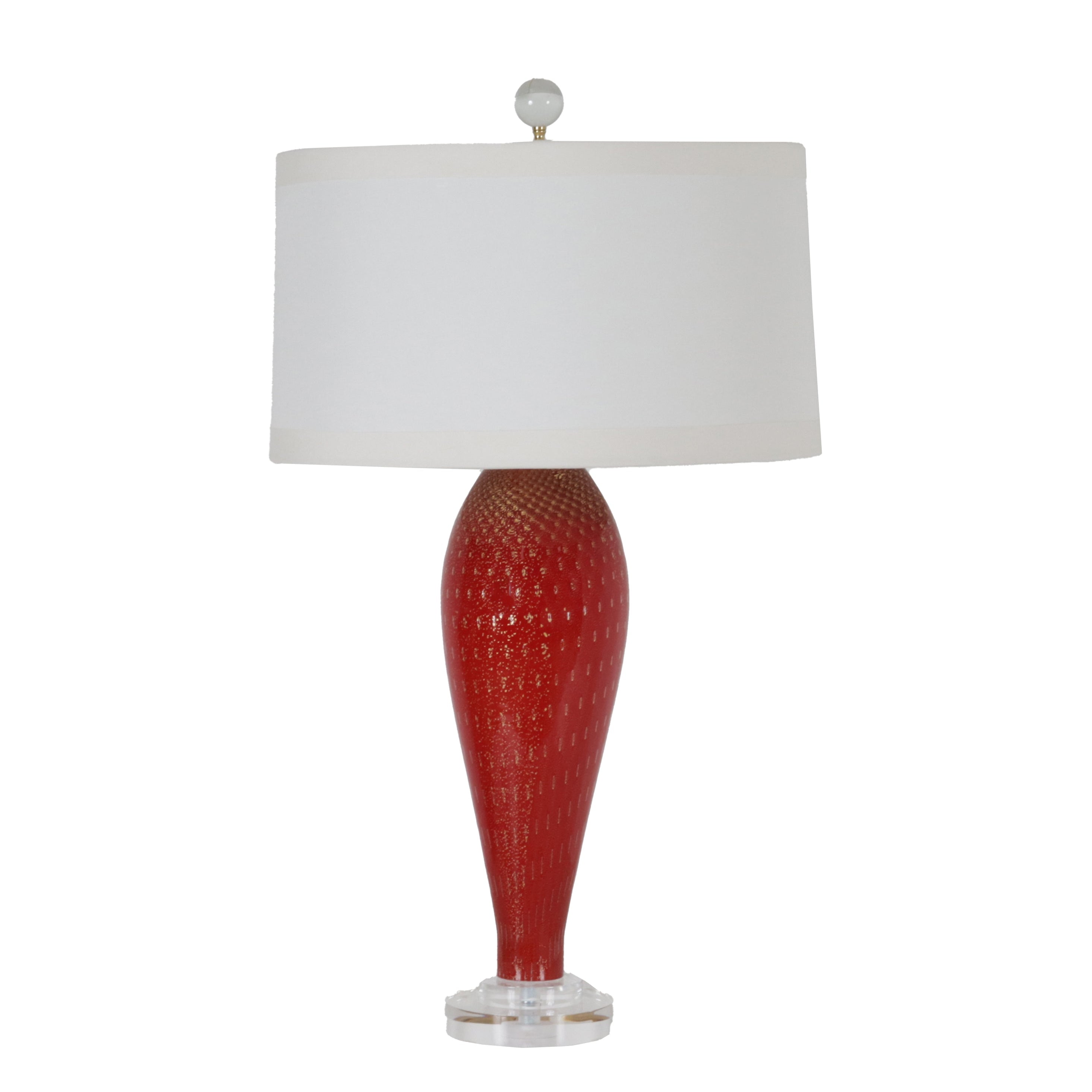 Venetian Series #3 Lamp in Rouge