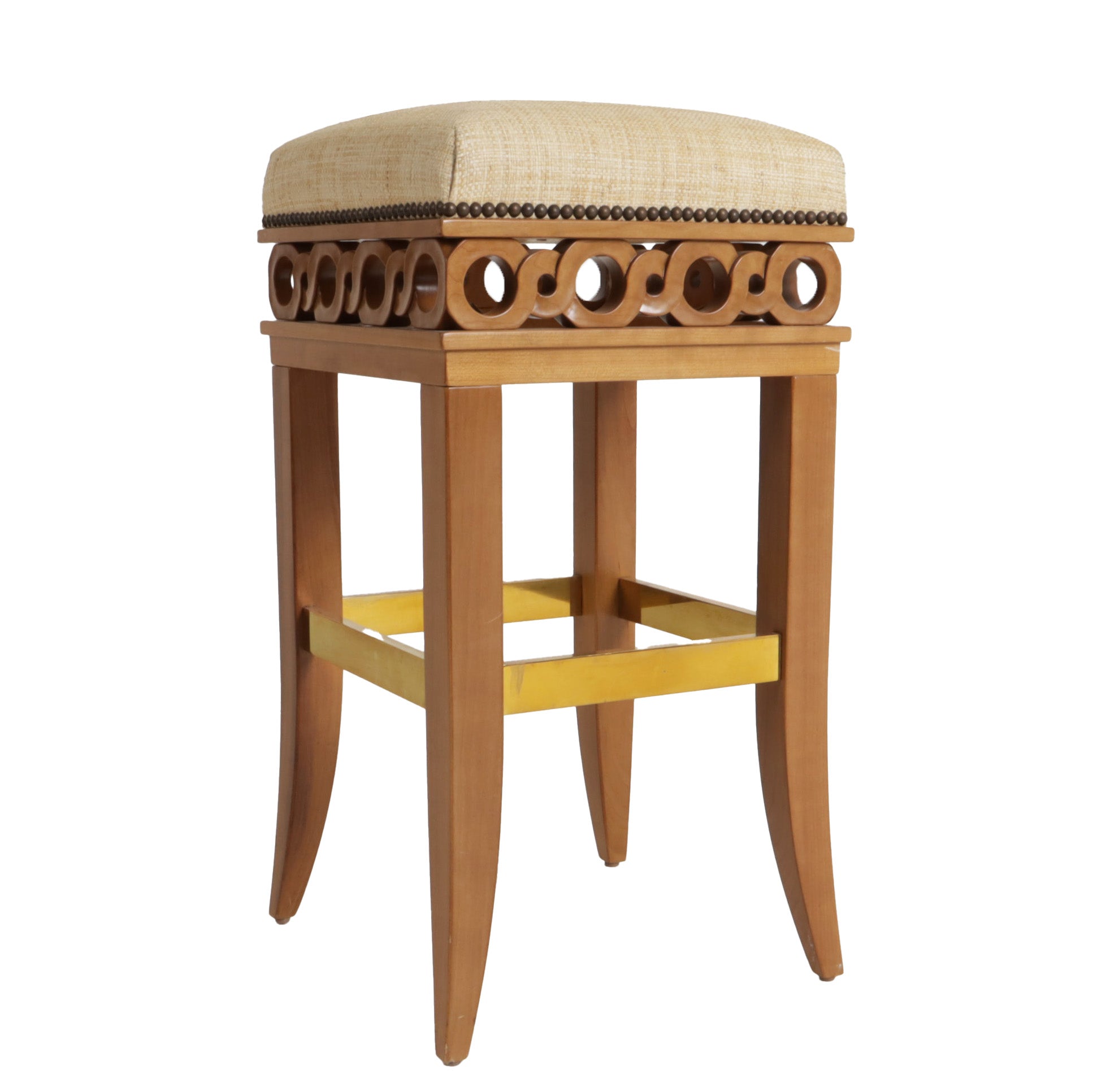 Coco Bar Stool in Raffia