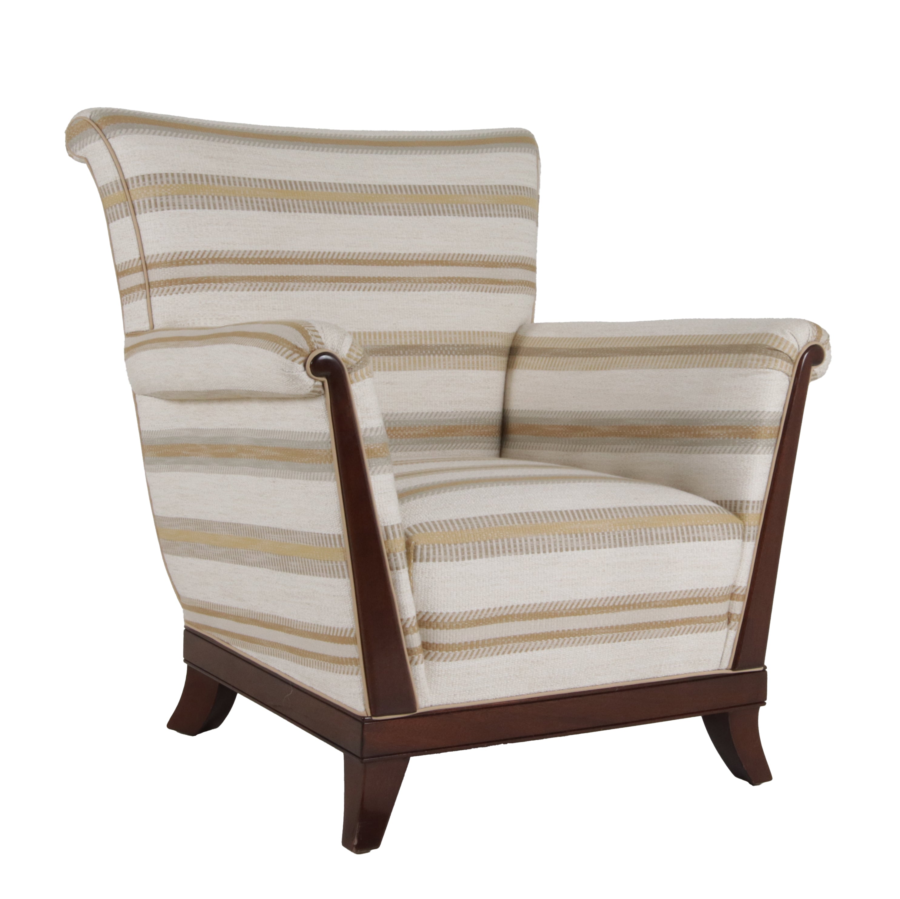 Rothschild Club Chair in Stripe