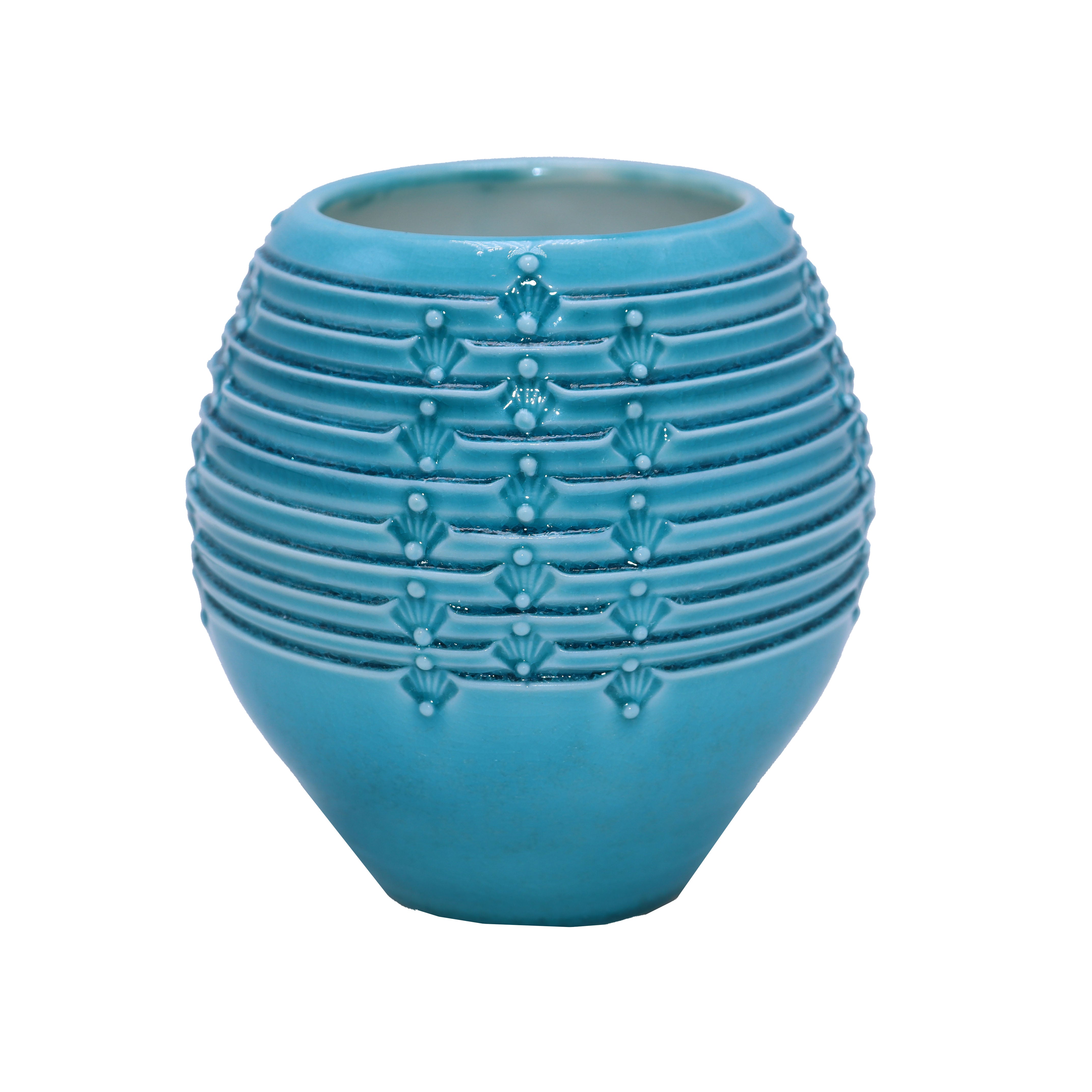 Turquoise Porcelain Vase