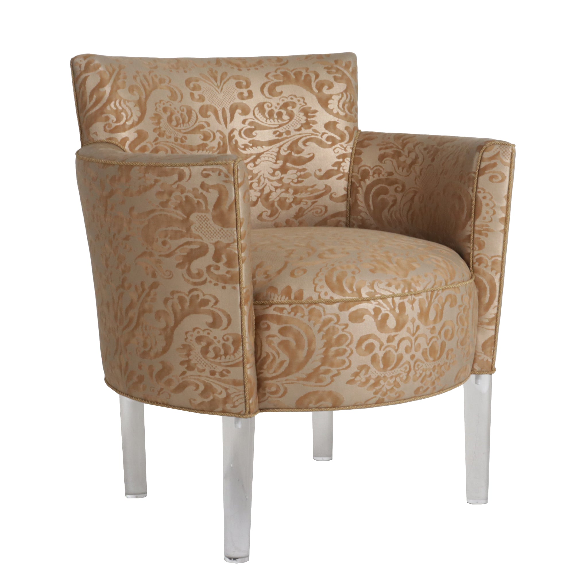 Daphne Chair in French Brown & Gold