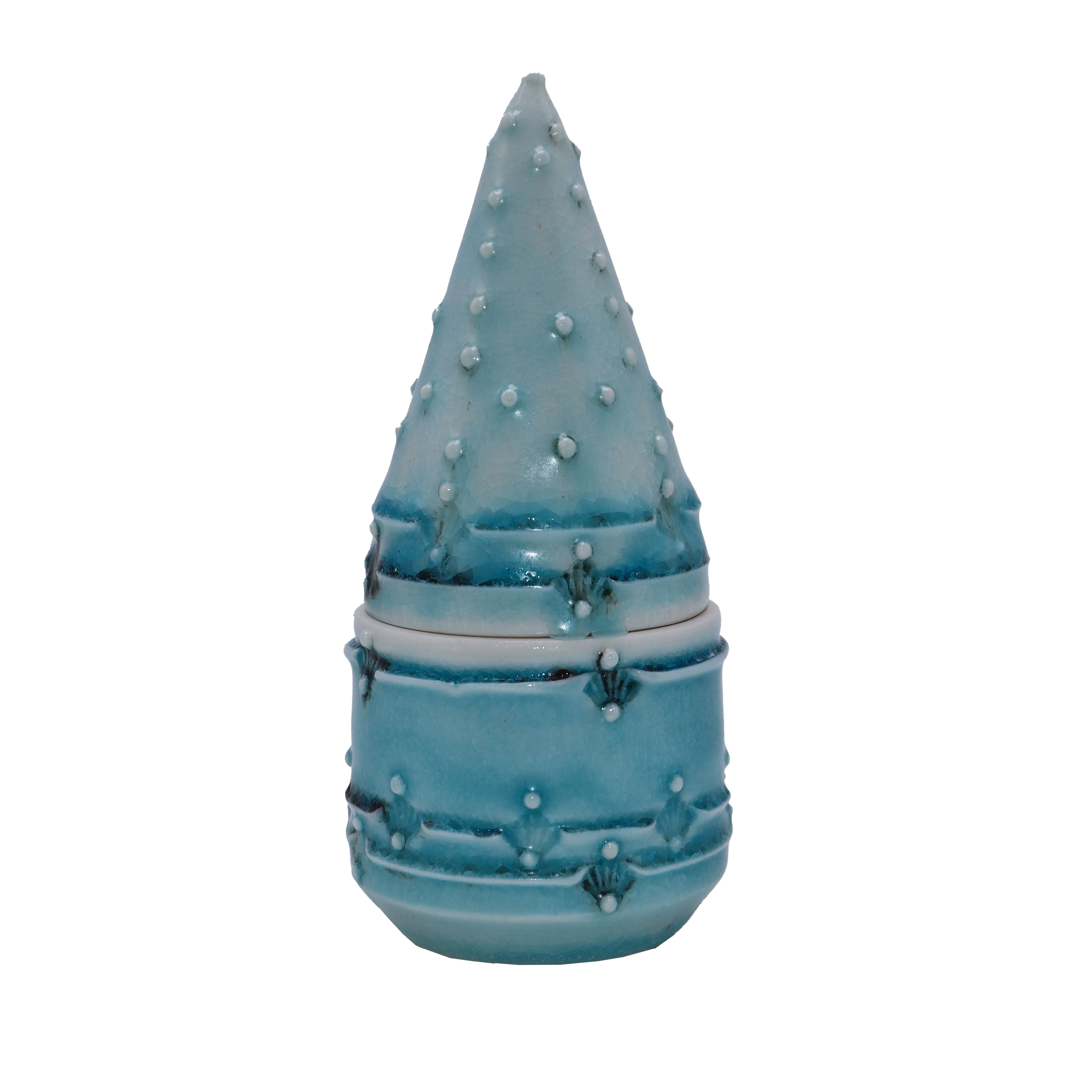 Turquoise & Ivory Porcelain Tree