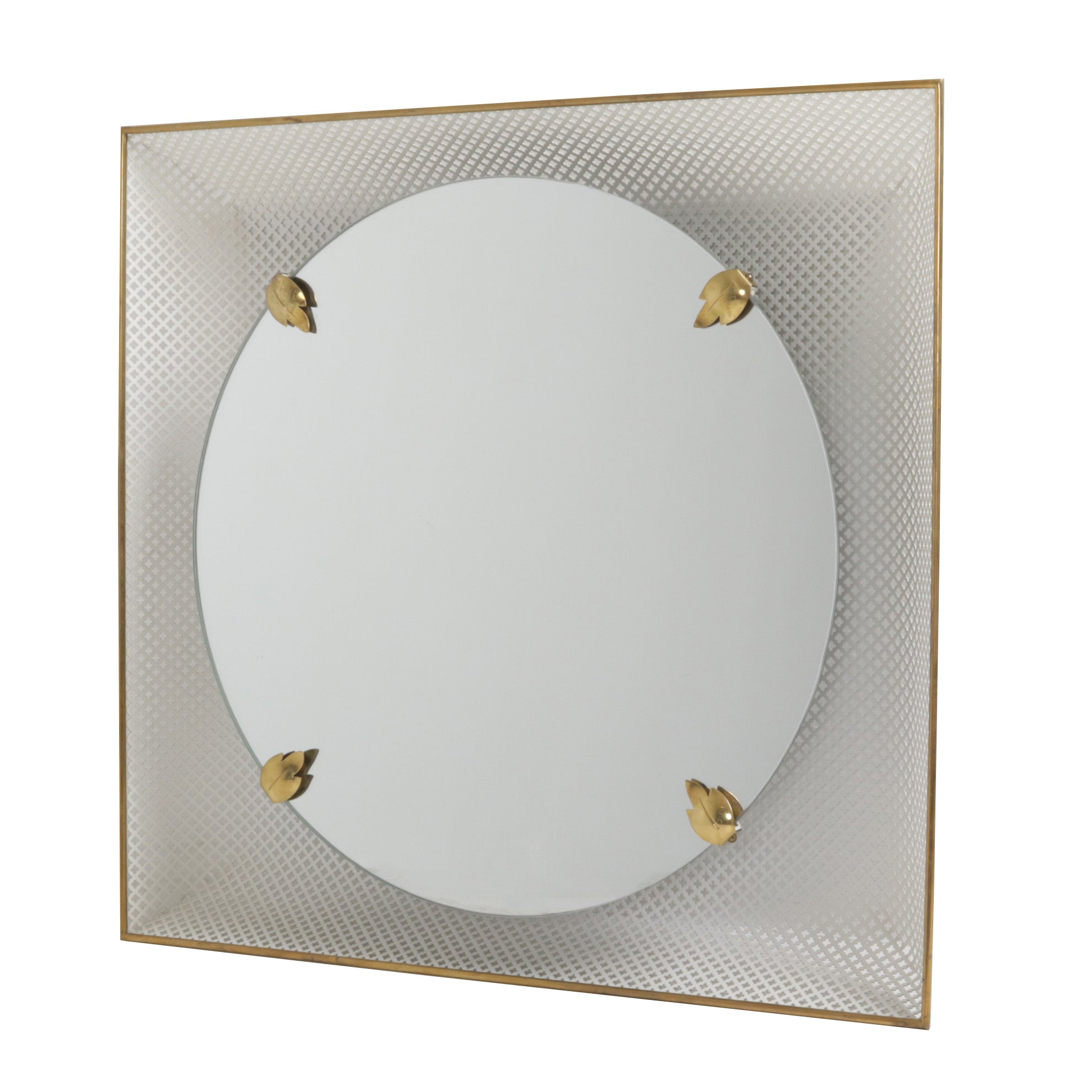 Mid-century lighted mirror by Matthieu Mategot, c. 1950