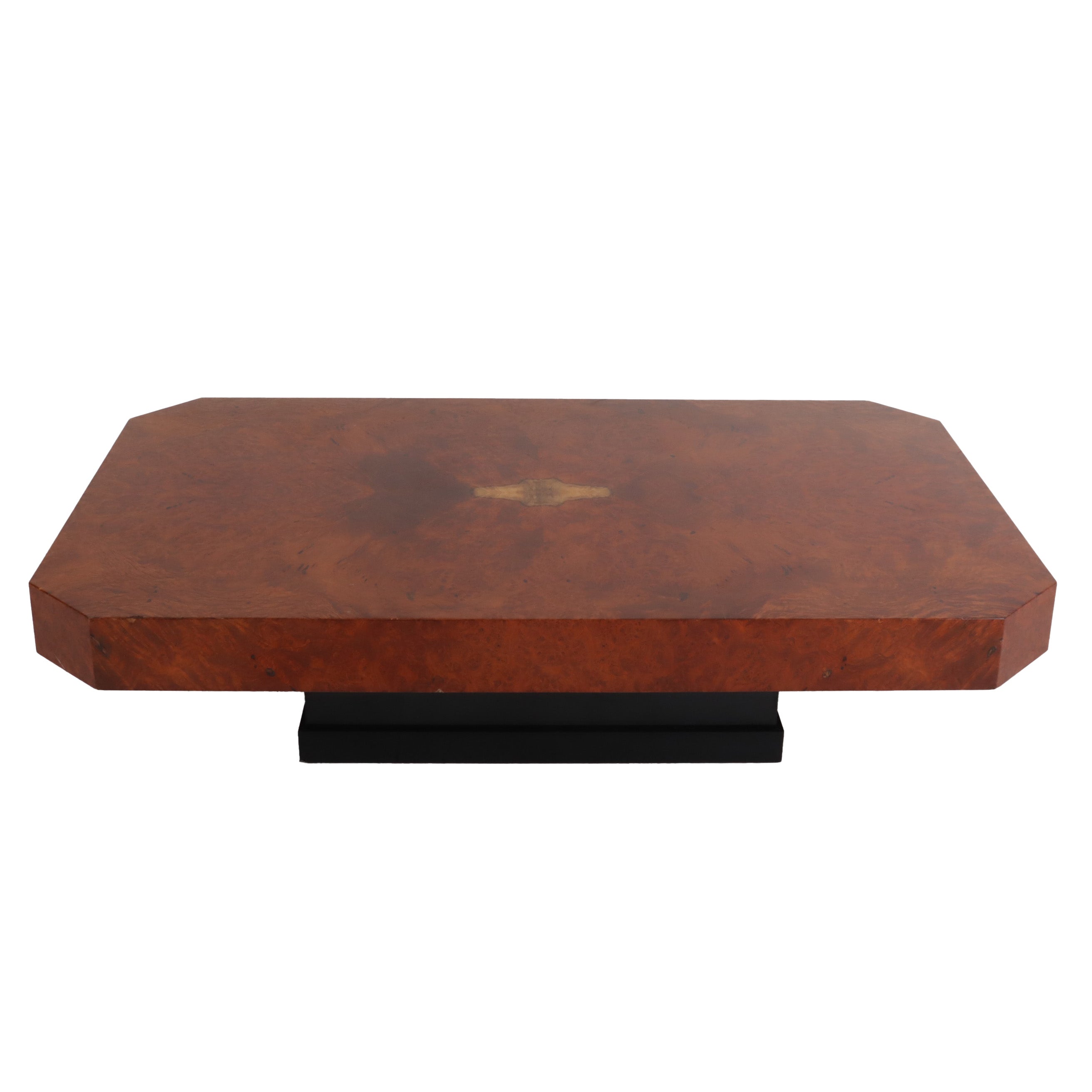 Vintage Italian coffee table in the style of Willy Rizzo, c. 1970