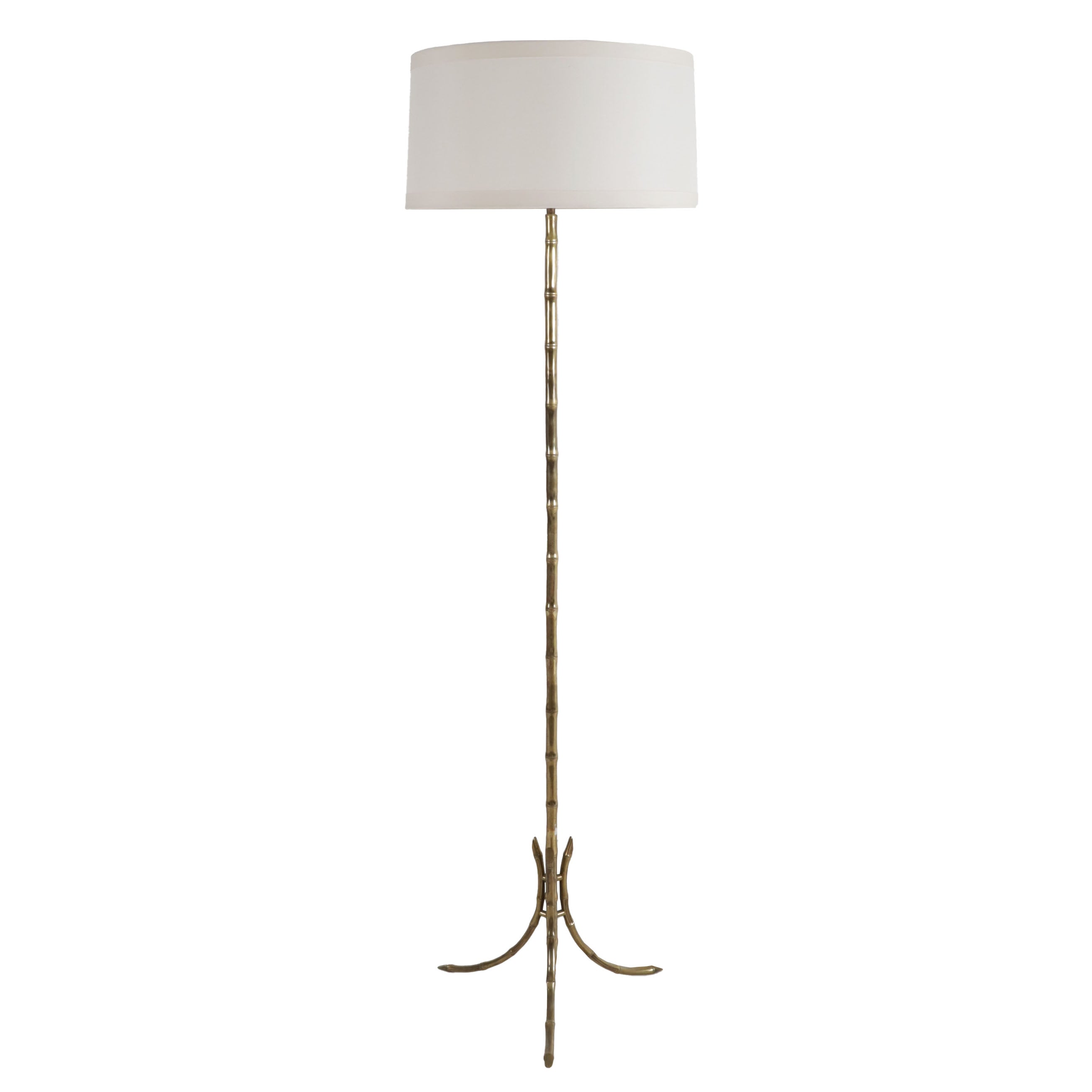 Bronze Maison Bagues floor lamp, c. 1950