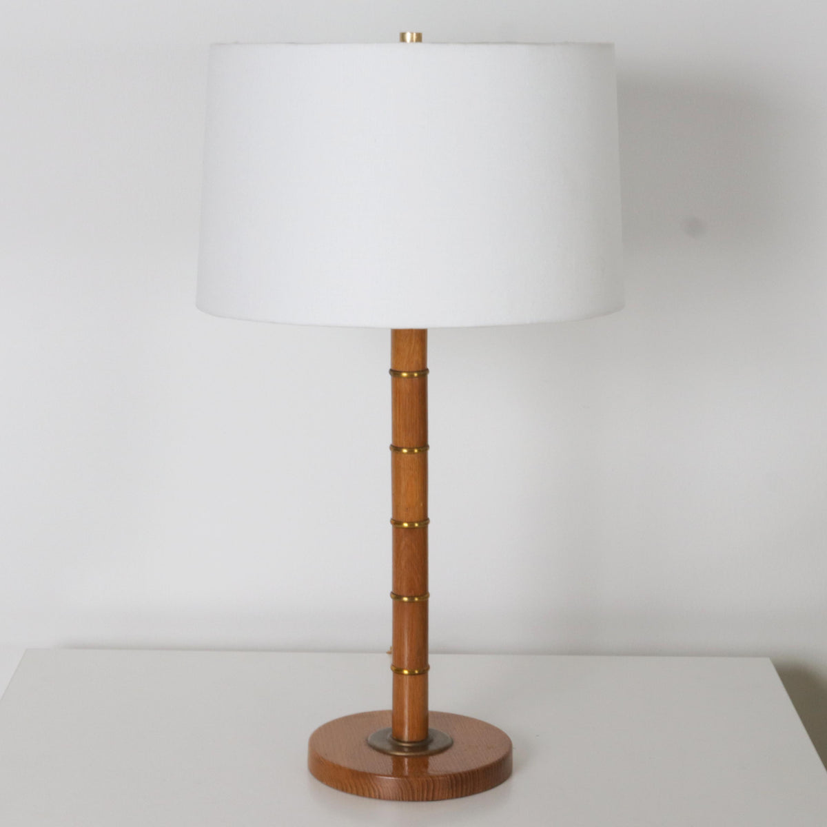 Pair of faux bamboo lamps, c. 1970 – Jan Showers