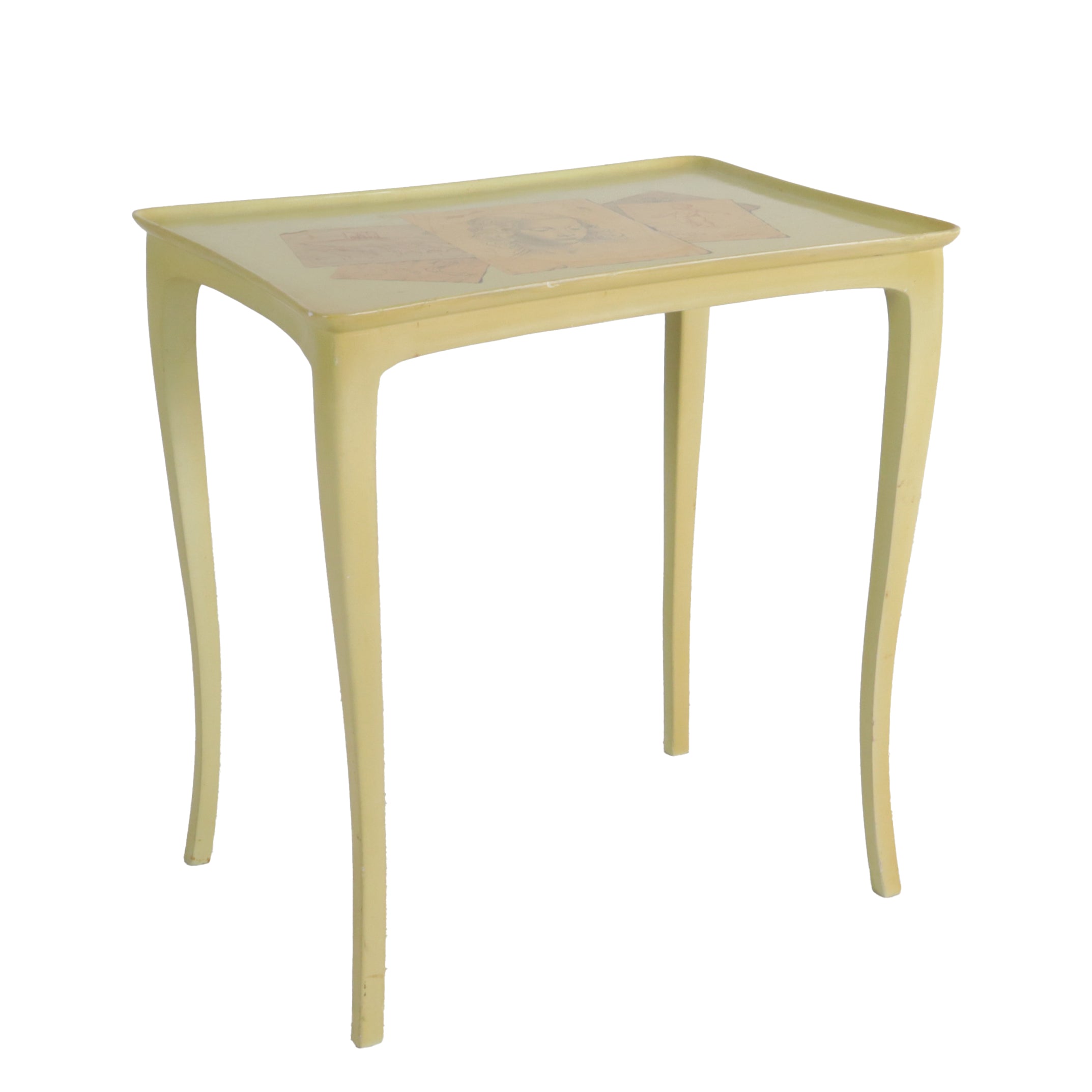Italian Decoupage table, c. 1970