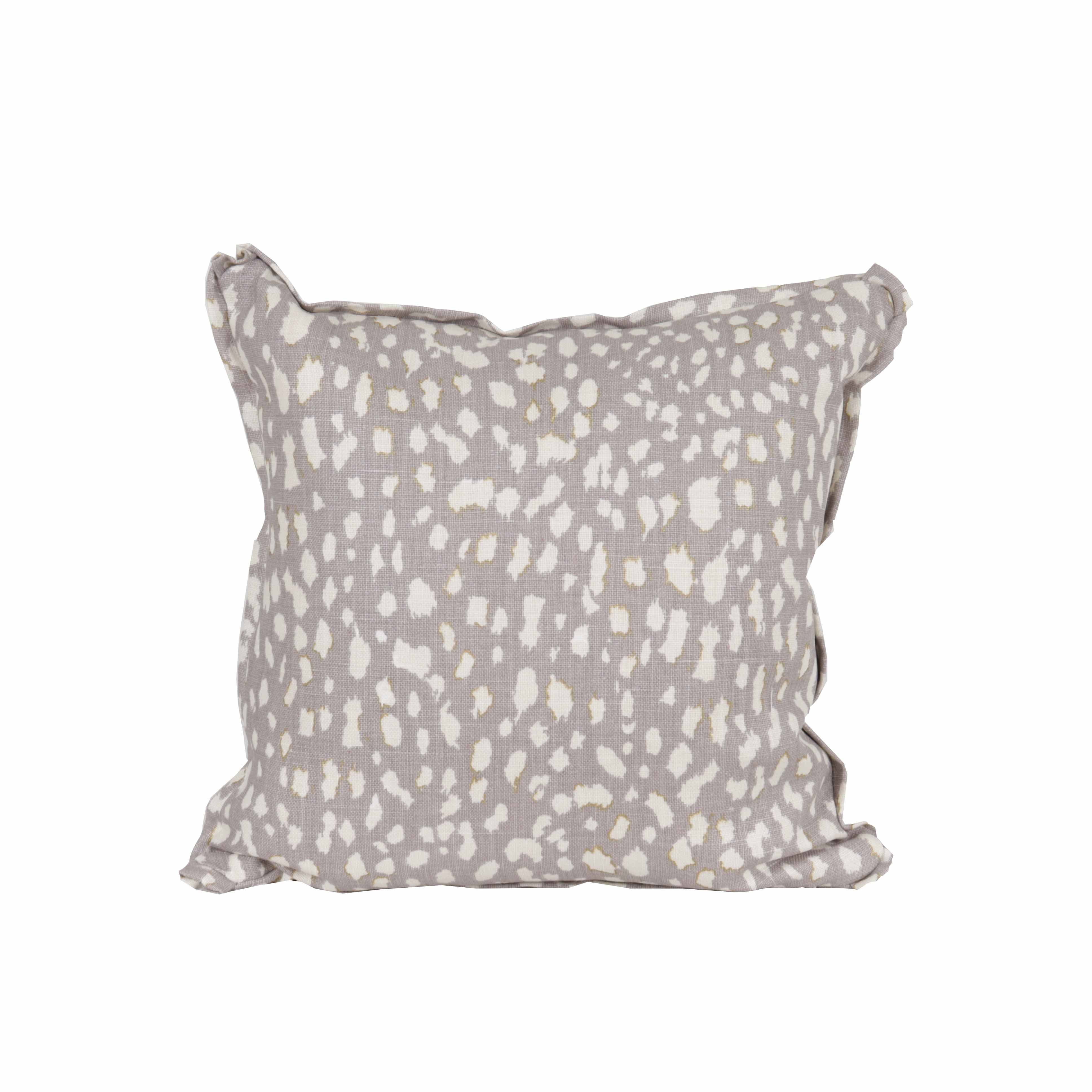 Pair of lavender Kravet Lynx Dot pillows