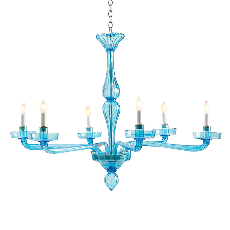 Elizabeth Chandelier in Turquoise