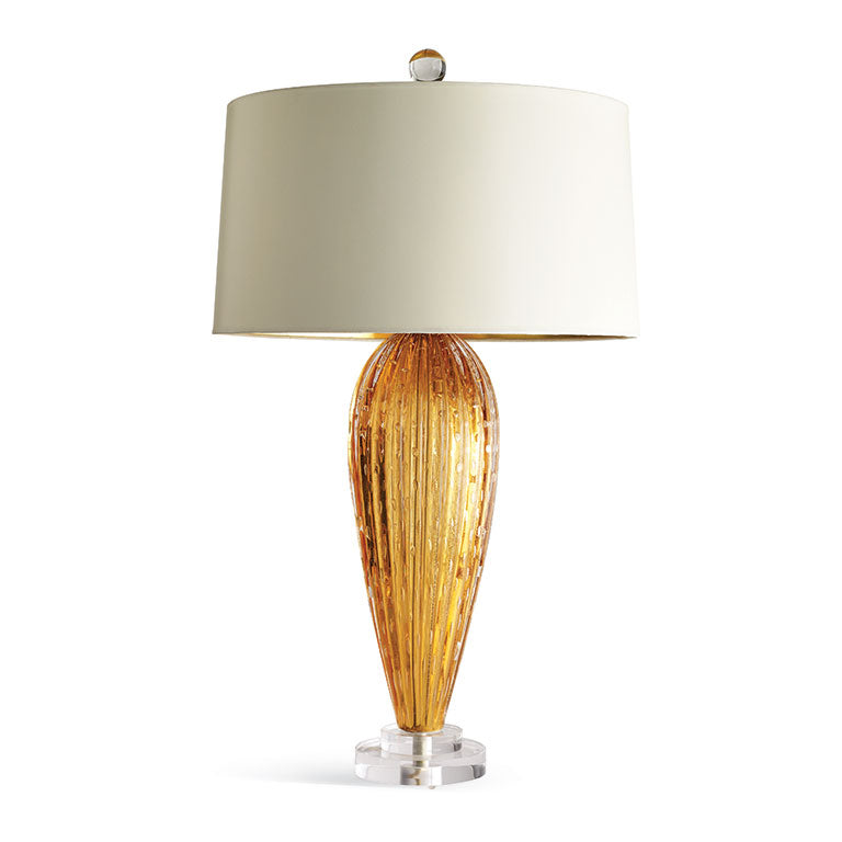 Venetian Series #3 Lamp in Amber
