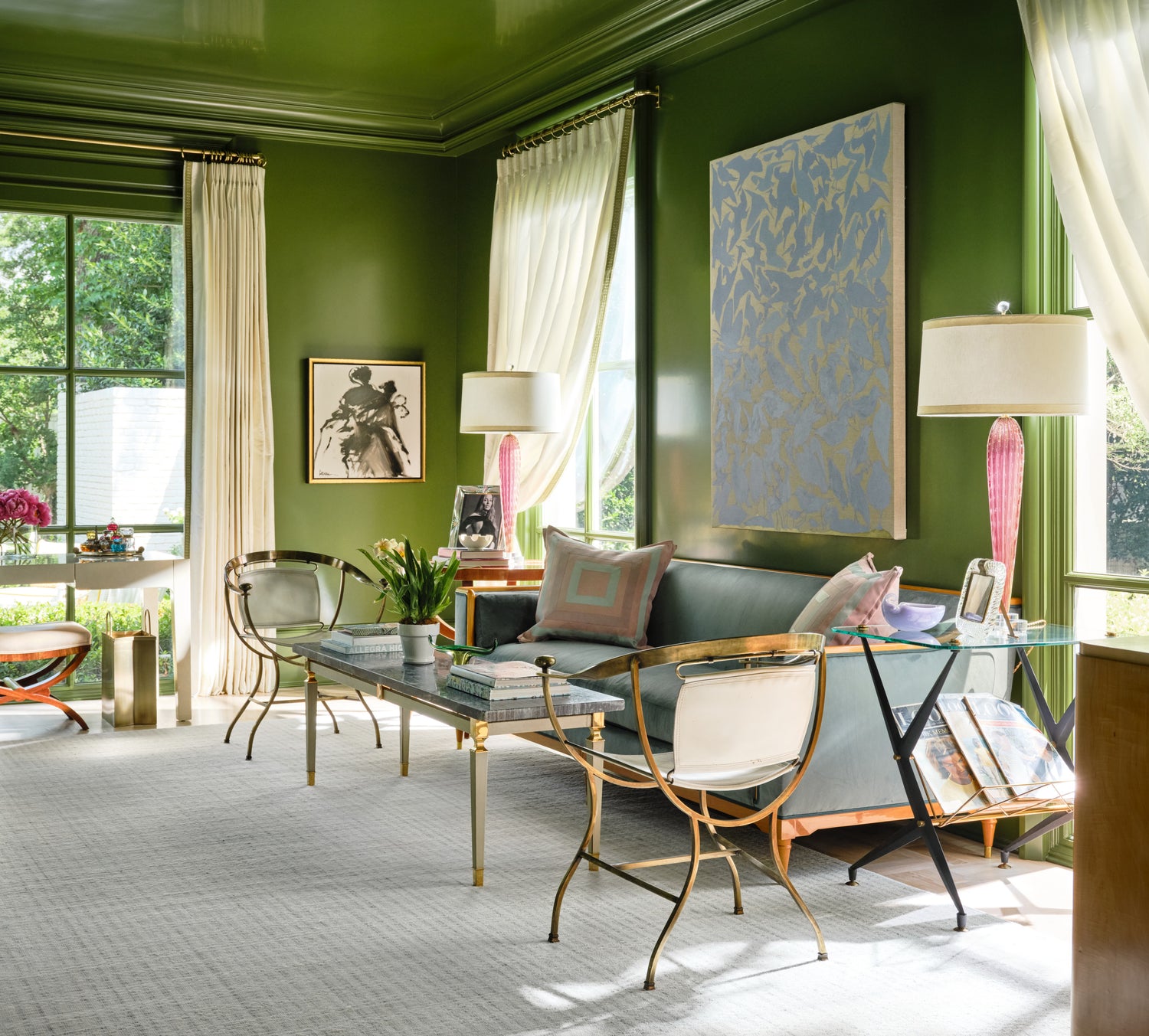 Project - Hollywood Regency Preston Hollow Home – Jan Showers