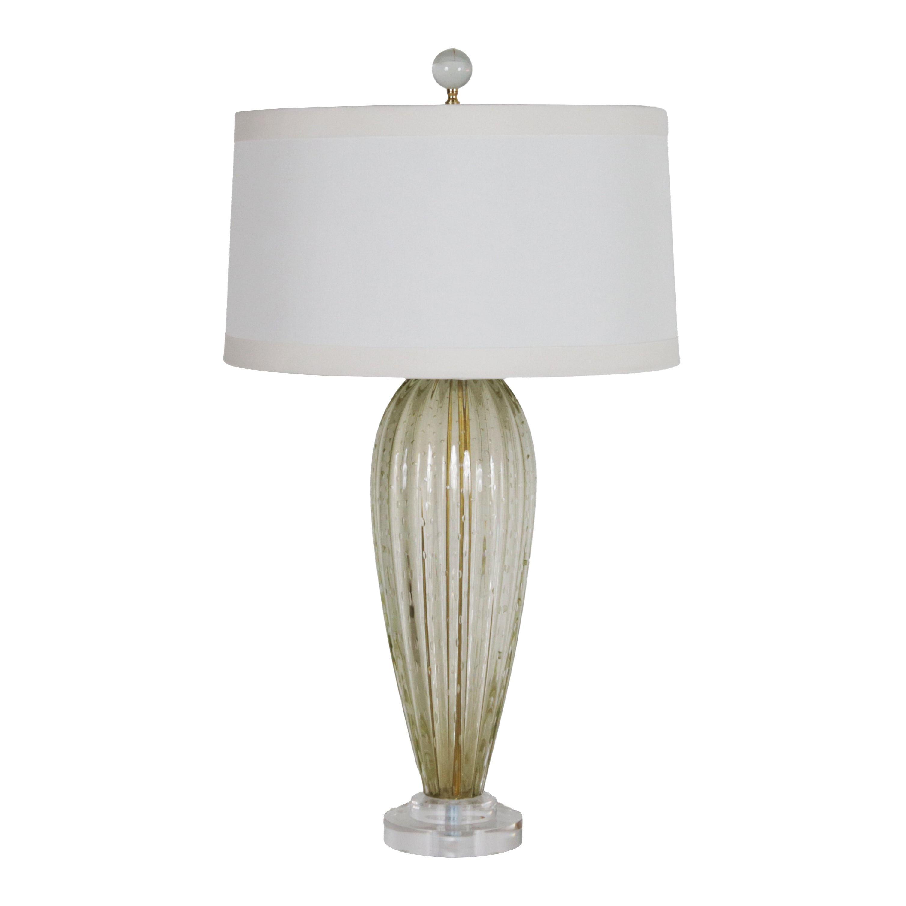 Venetian Series #3 Lamp in Green Gold