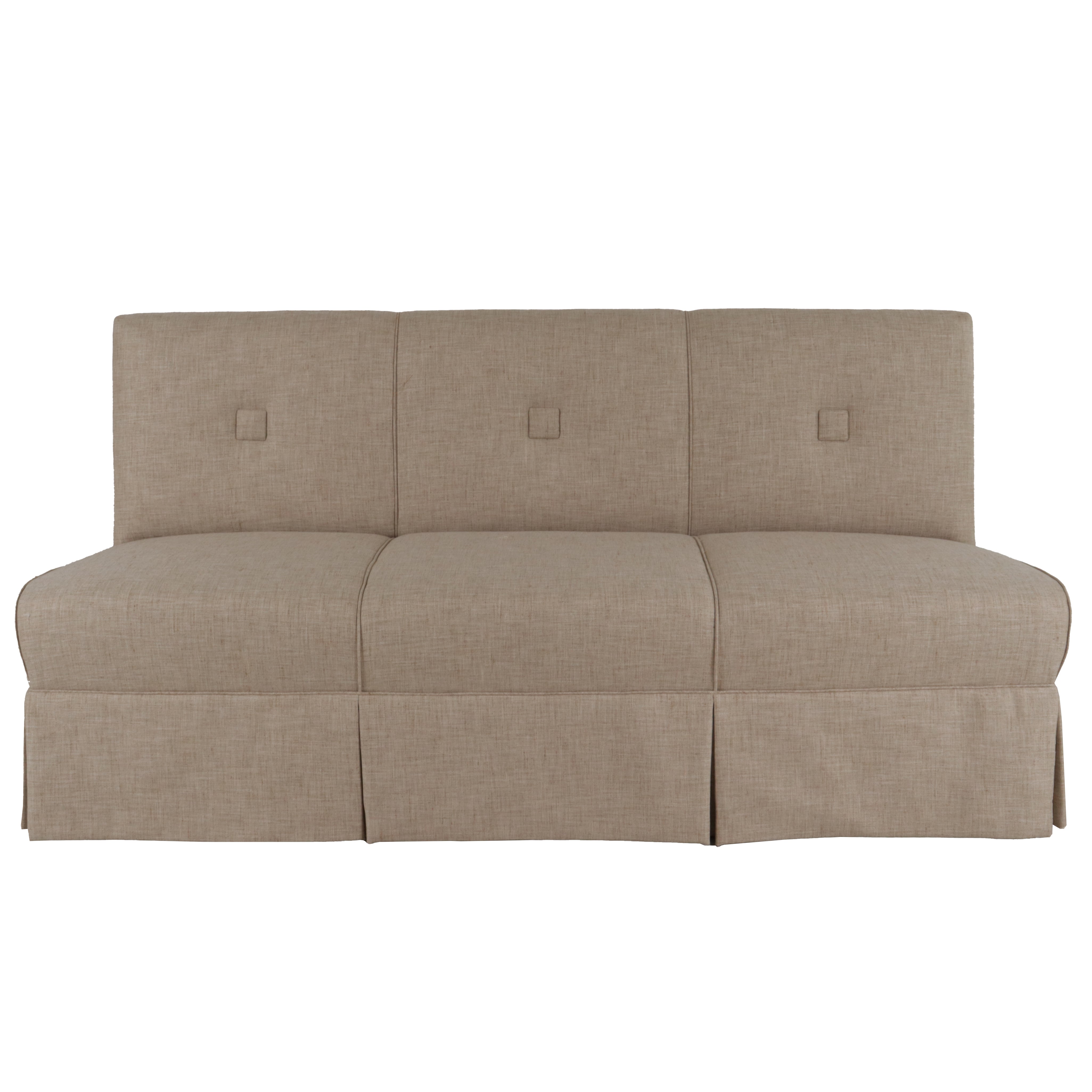 Paris Banquette with Skirt in Sand