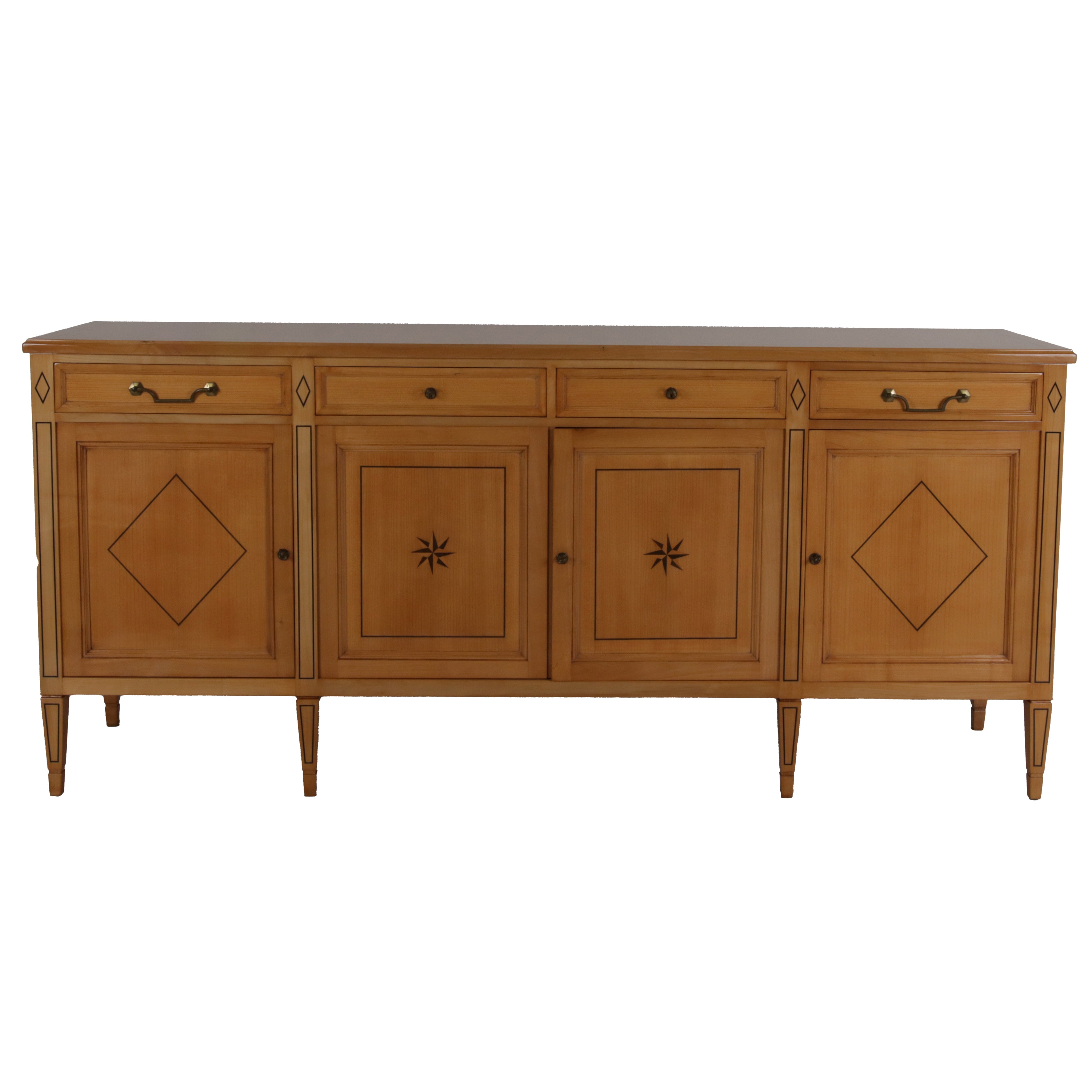 Merisier Buffet with inlay detailing