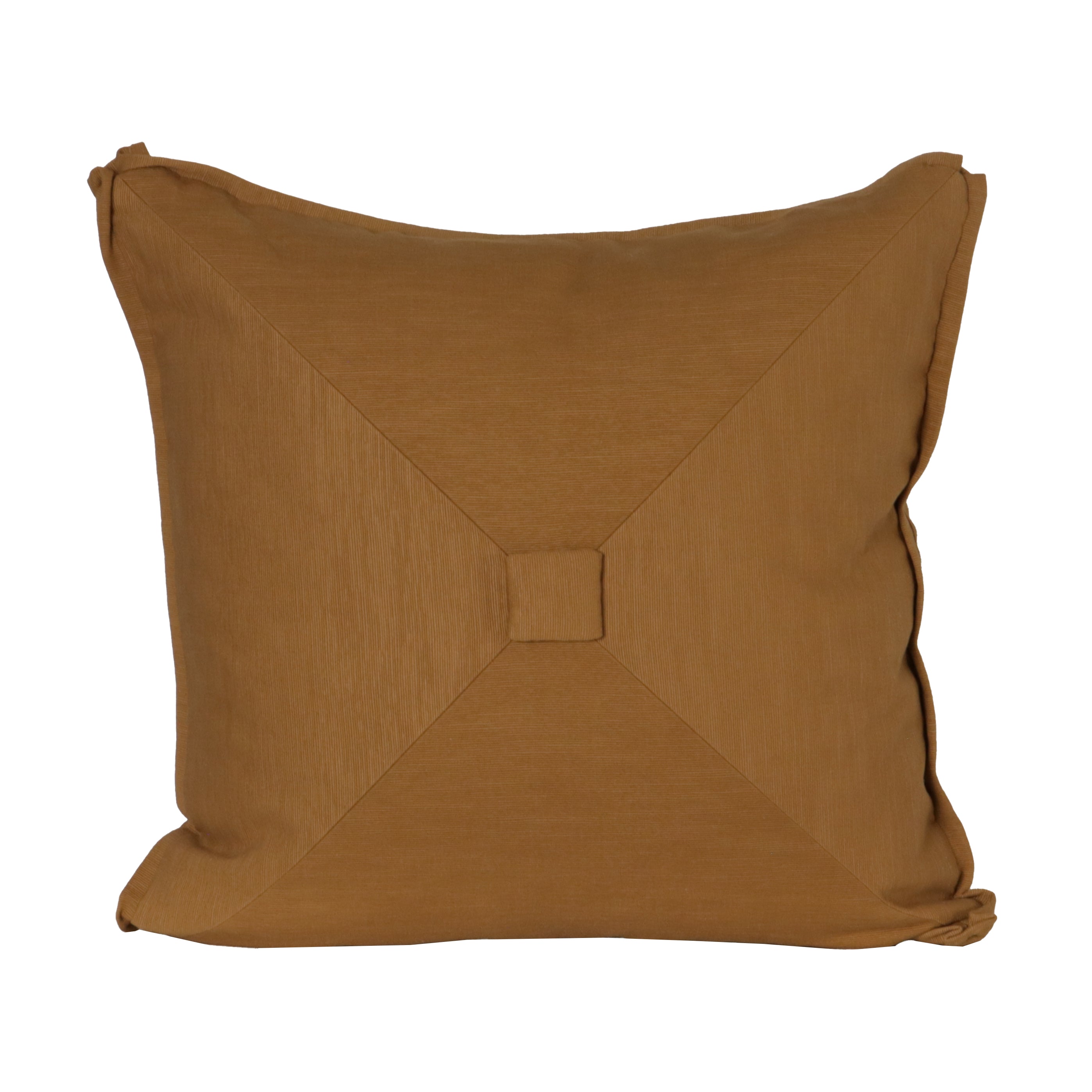 Pair of Camel Mitered Pillows