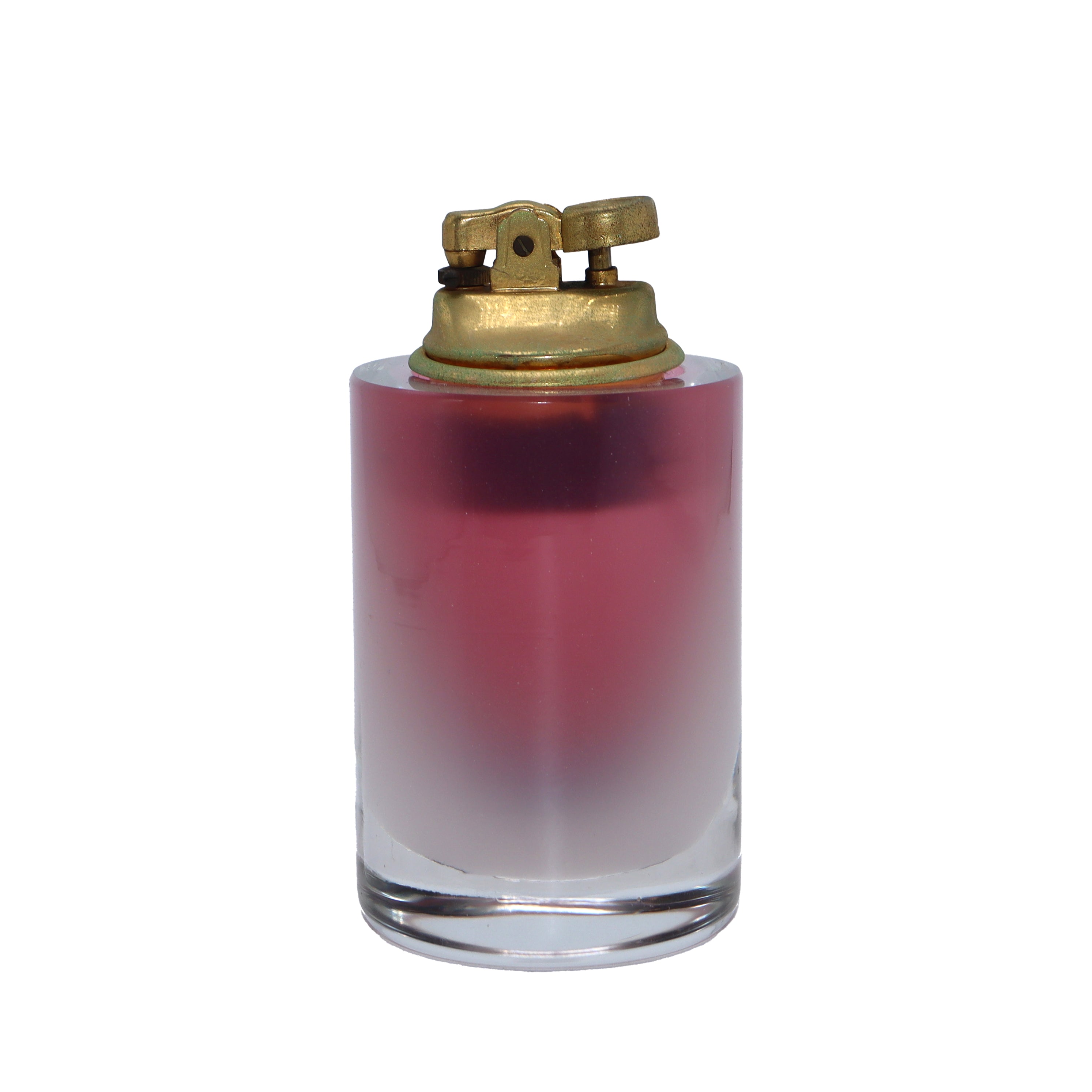 Light pink vintage Murano glass lighter, c. 1960