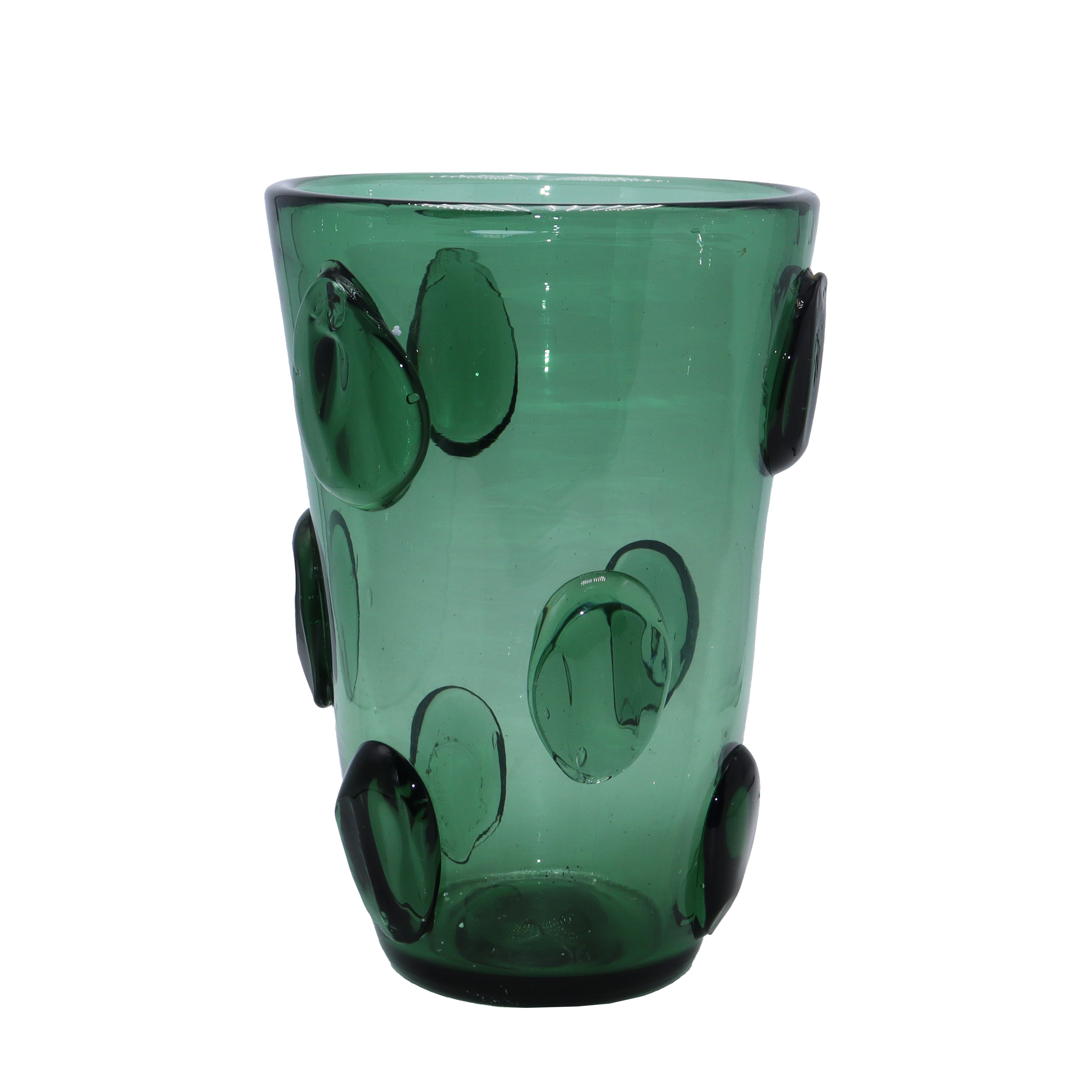 Green Empoli glass vase, c. 1950