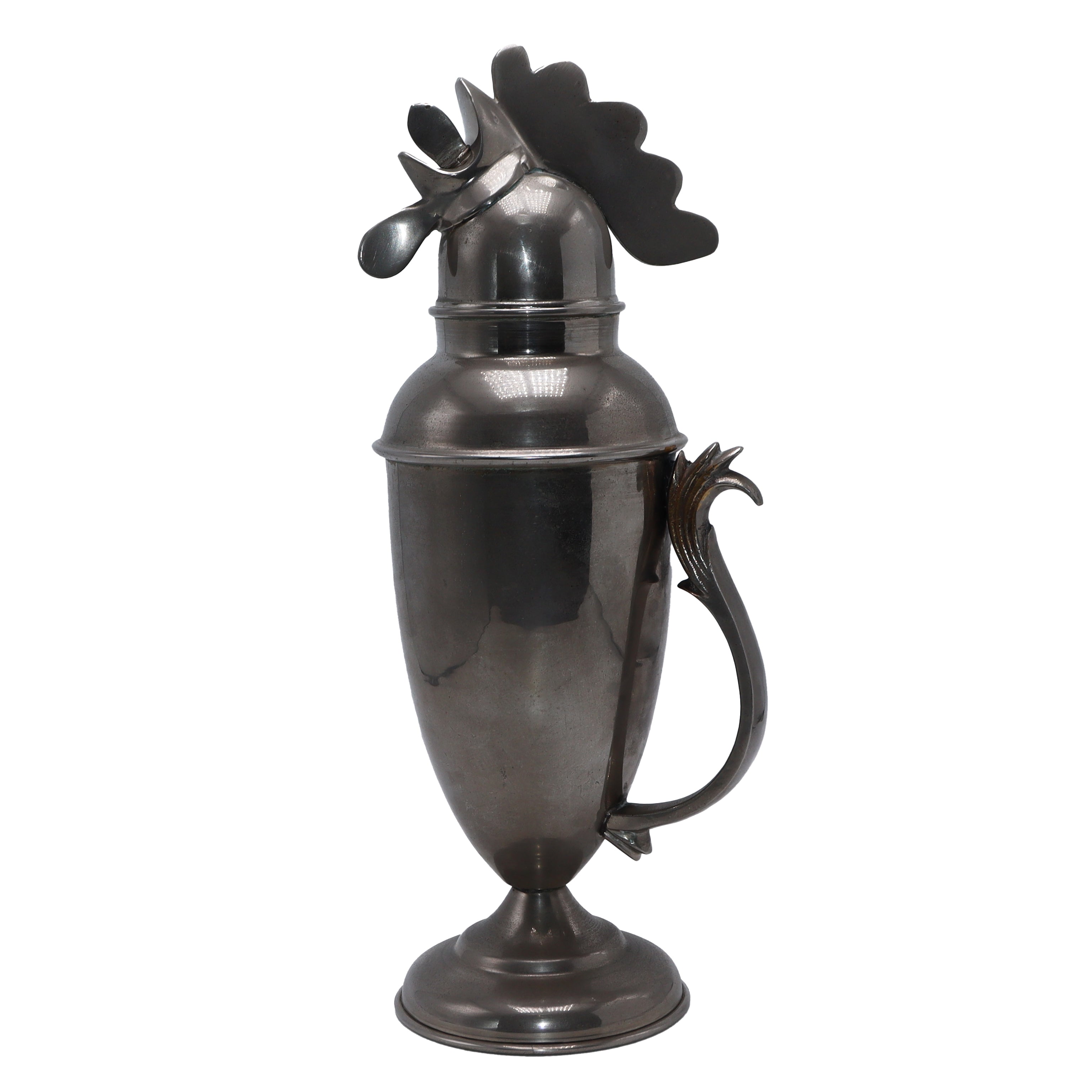 Silverplated Rooster cocktail shaker, c. 1960