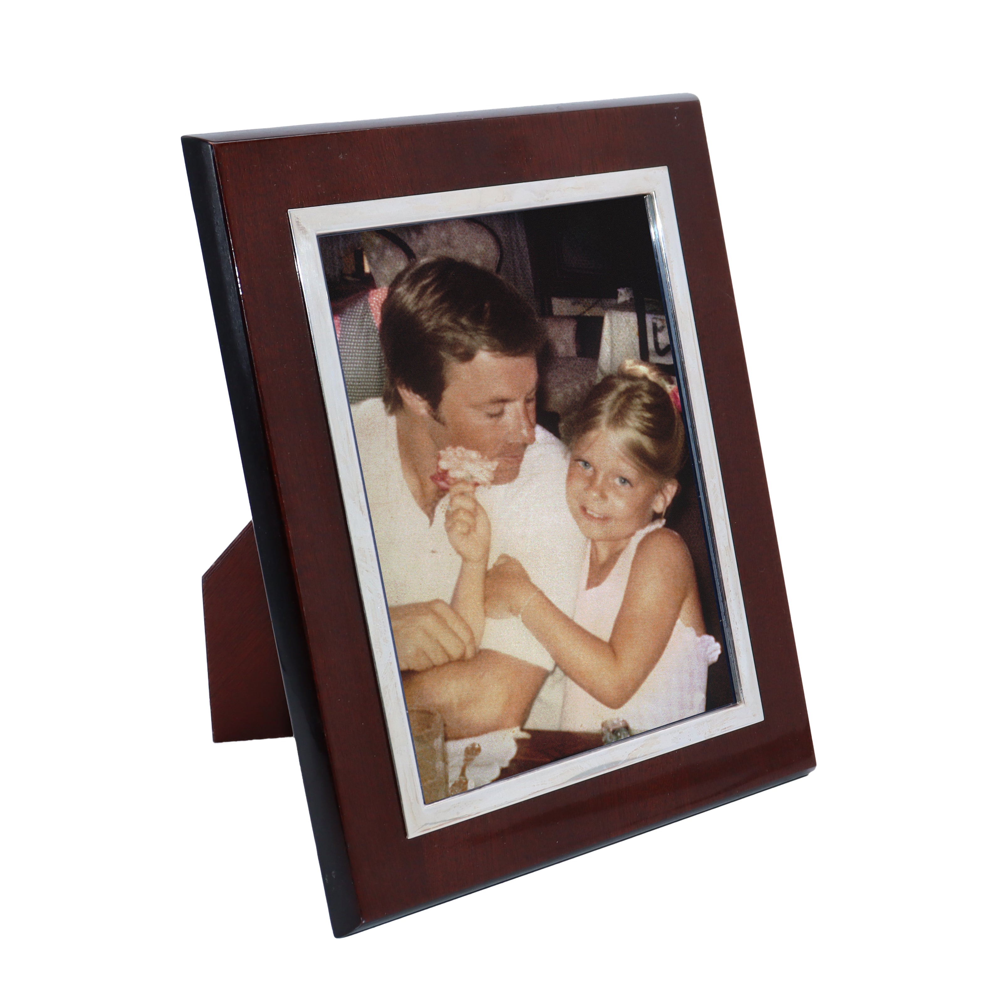 Del Conte vintage wood frame, c. 1970