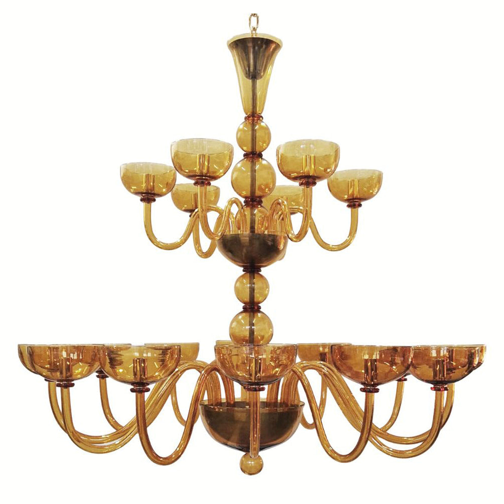 Miller Two-Tier Oval Chandelier