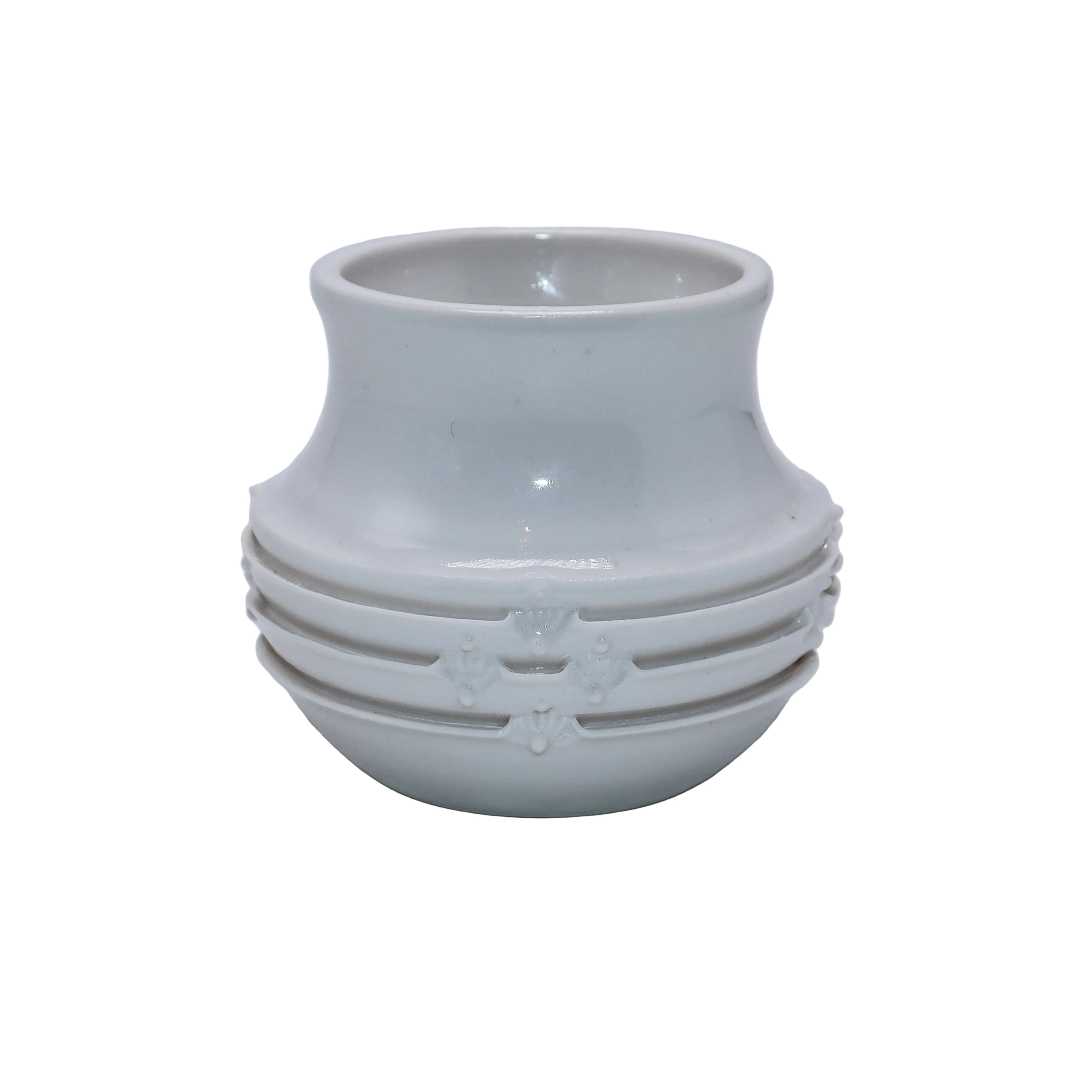 Ivory porcelain small vase by Ann Alford