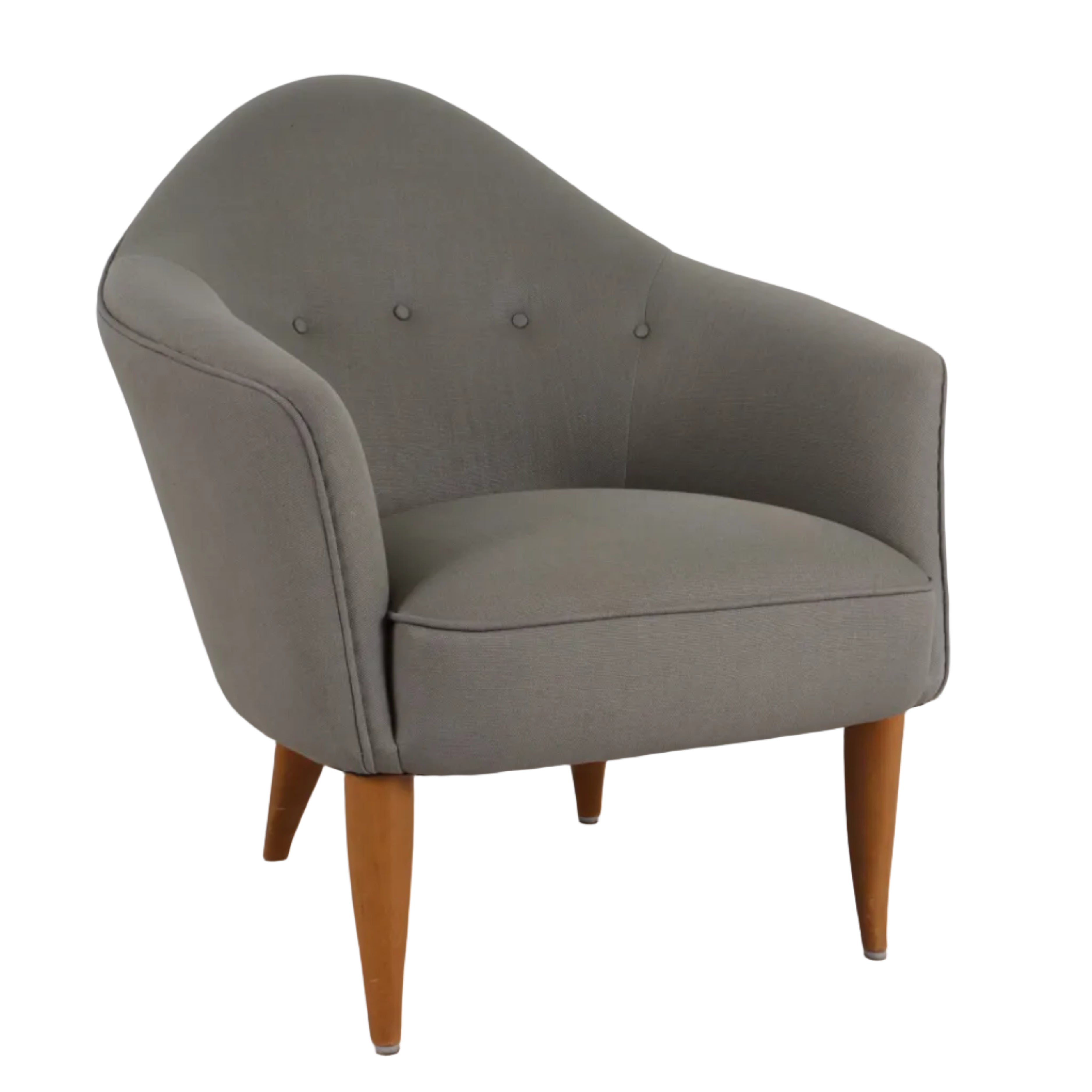 Pair of blue gray occasional chairs