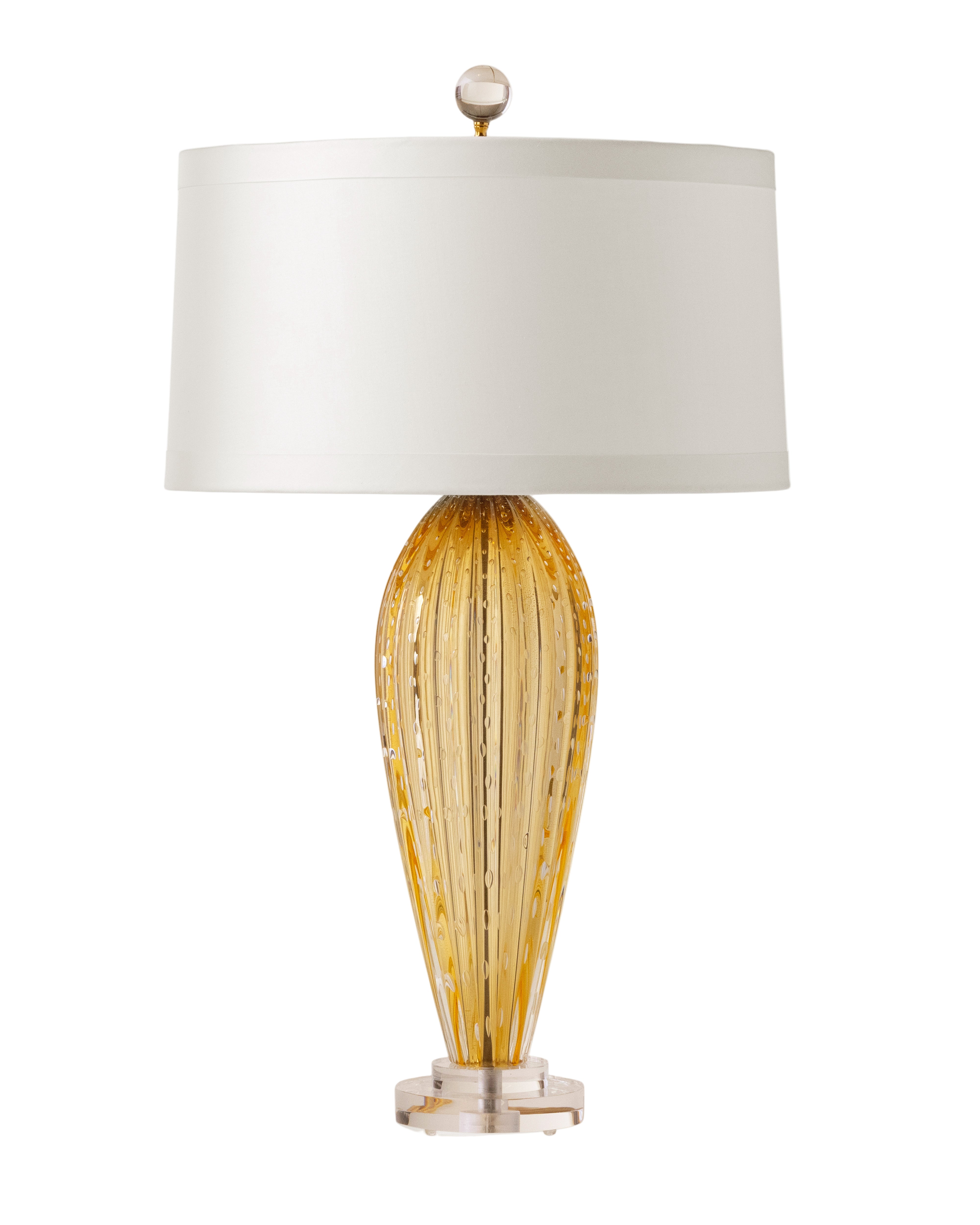 Venetian Series #3 Lamp in Amber