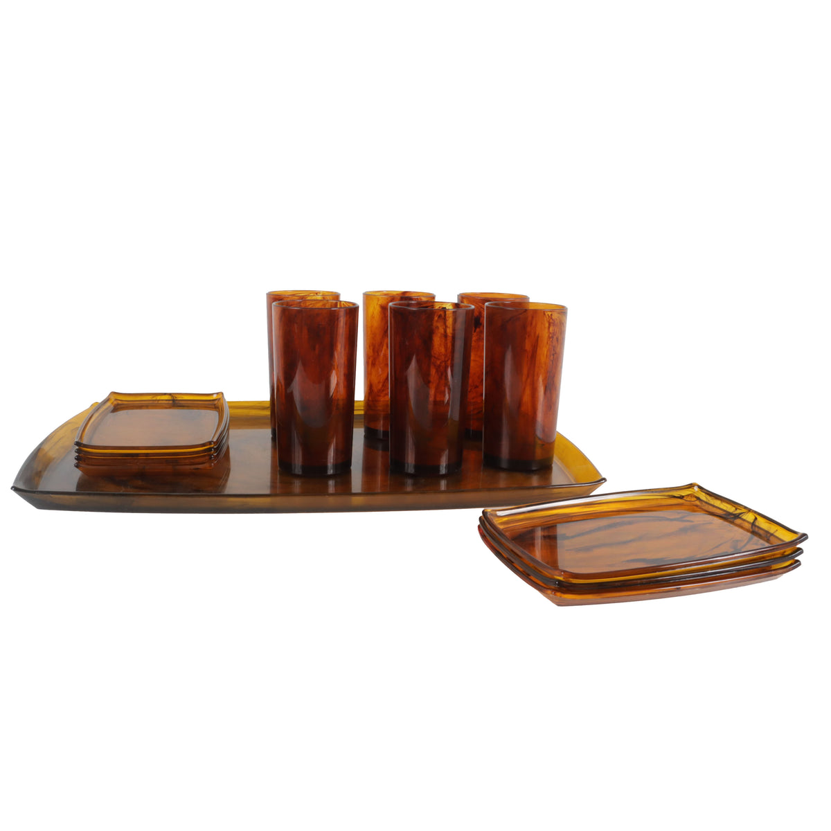 Faux tortoise shell acrylic serving set by HJ Stotter, c. 1960 – Jan ...